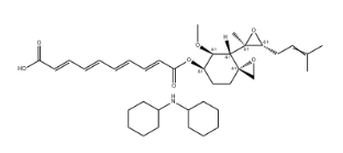 Bicyclohexylammonium fumagillin