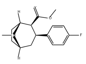 (-)-2-BETA-CARBOMETHOXY-3-BETA-(4-FLUOROPHENYL)TROPANE