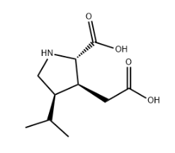 (2S,3S,4R)-2-CARBOXY-4-ISOPROPYL-3-PYRROLIDINEACETIC ACID