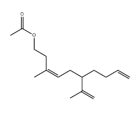 (Z)-3-Methyl-6-isopropenyl-3,9-decadienyl acetate