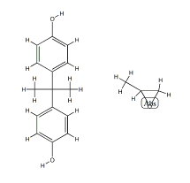 4-[2-(4-hydroxyphenyl)propan-2-yl]phenol: 2-methyloxirane