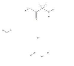 Four chloro glycine aluminum zirconium