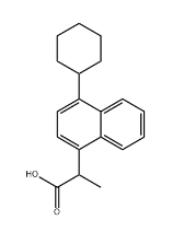 4-cyclohexyl-alpha-methylnaphthalene-1-acetic acid