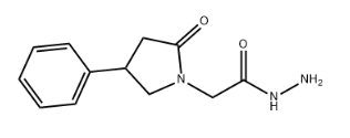 2-Oxo-4-phenylpyrrolidine-1-acetic acid hydrazide