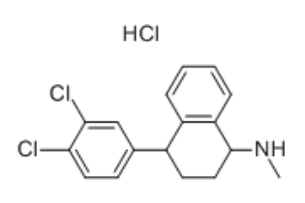 cis-N-Methyl-4-(3,4-dichlorophenyl)-1,2,3,4-tetrahydro-1-naphthalenamine hydrochloride