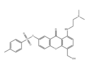 8-((2-(diMethylaMino)ethyl)aMino)-5-(hydroxyMethyl)-9-oxo-9H-xanthen-2-yl 4-Methylbenzenesulfonate