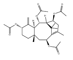 6,10-Methanobenzocyclodecene-3,5,7,11-tetrol, 1,2,3,4,4a,5,6,7,8,11,12,12a-dodecahydro-9,12a,13,13-tetramethyl-4-methylene-, 3,5,7,11-tetraacetate, (3S,4aS,5S,6S,7S,11S,12aS)-