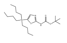 2-Amino-5-(tributylstannyl)-1,3-thiazole, N-BOC protected