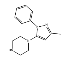 1-(3-Methyl-1-phenyl-5-pyrazolyl)piperazine