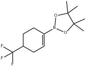 4-TRIFLUOROMETHYLCYCLOHEX-1-ENYL-1-BORONIC ACID PINACOL ESTER