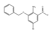 2-(benzyloxy)-4-bromo-6-nitrobenzenamine