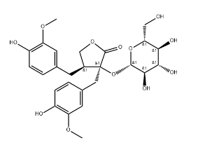 (3S,4S)-3-(β-D-Glucopyranosyloxy)dihydro-3,4-bis[(4-hydroxy-3-methoxyphenyl)methyl]-2(3H)-furanone