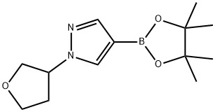 1H-Pyrazole, 1-(tetrahydro-3-furanyl)-4-(4,4,5,5-tetramethyl-1,3,2-dioxaborolan-2-yl)-