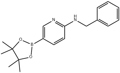 2-(BENZYLAMINO)PYRIDINE-5-BORONIC ACID PINACOL ESTER