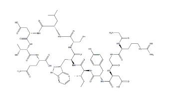 Glycyl-L-arginylglycyl-L-alpha-aspartyl-L-tyrosyl-L-isoleucyl-L-tryptophyl-L-seryl-L-leucyl-L-alpha-aspartyl-L-threonyl-L-glutamine