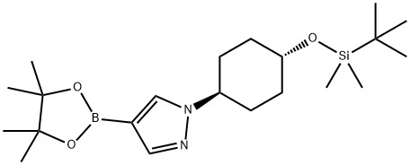 1-((1s,4s)-4-(tert-butyldimethylsilyloxy)cyclohexyl)-4-(4,4,5,5-tetramethyl-1,3,2-dioxaborolan-2-yl)-1H-pyrazole