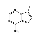 7-Iodopyrrolo[2,1-f][1,2,4]triazin-4-amine