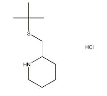 2-[(tert-Butylsulfanyl)methyl]piperidine hydrochloride