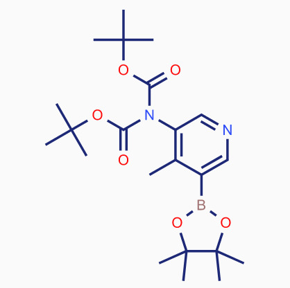 Imidodicarbonic acid, 2-[4-methyl-5-(4,4,5,5-tetramethyl-1,3,2-dioxaborolan-2-yl)-3-pyridinyl]-, 1,3-bis(1,1-dimethylethyl) ester