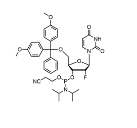 5′-ODMT-2’-Fluoro uridine amidite