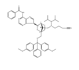 5′-ODMT-LNA-N-Bz adenosine amidite