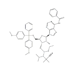 5′-ODMT-2’-Fluoro N-Bz adenosine amidite