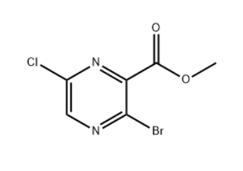 Methyl 3-broMo-6-chloropyrazine-2-carboxylate