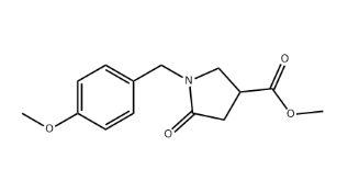 Methyl 1-(4-Methoxybenzyl)-5-oxopyrrolidine-3-carboxylate