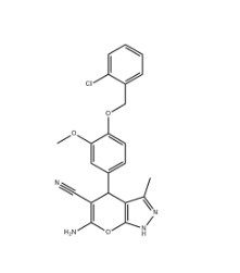 Pyrano[2,3-c]pyrazole-5-carbonitrile, 6-amino-4-[4-[(2-chlorophenyl)methoxy]-3-methoxyphenyl]-1,4-dihydro-3-methyl-