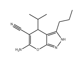 6-amino-4-propan-2-yl-3-propyl-2,4-dihydropyrano[2,3-c]pyrazole-5-carbonitrile