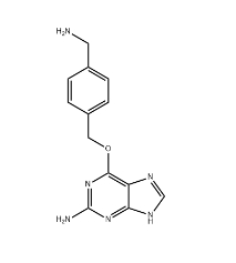 1H-Purin-2-amine,-[[4-(aminomethyl)phenyl]methoxy]6-((4-(Aminomethyl)benzyl)oxy)-7H-purin-2-amine;