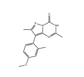 8-(4-methoxy-2-methylphenyl)-2,7-dimethylpyrazolo[1,5-a][1,3,5]triazin-4(3H)-one(WXG02007)