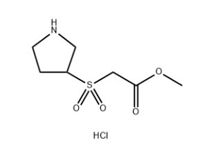 methyl 2-(pyrrolidine-3-sulfonyl)acetate hydrochloride