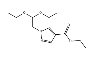 1-(2,2-diethoxyethyl)-4-pyrazolecarboxylic acid ethyl ester