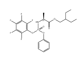 2-ethylbutyl ((S)-(perfluorophenoxy)(phenoxy)phosphoryl)-L-alaninate