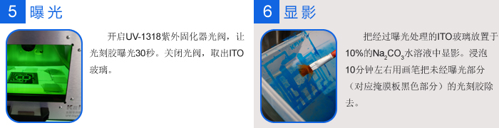 ITO导电玻璃的光刻胶蚀刻法图解3