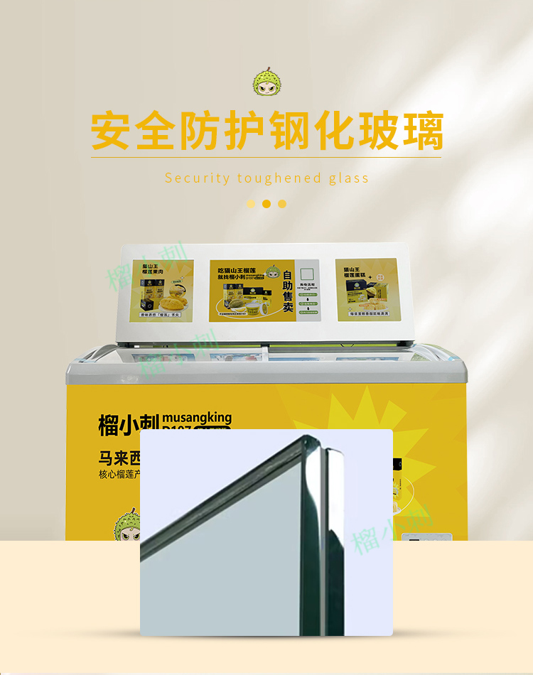 自助冰柜称重感应柜双门BG-001