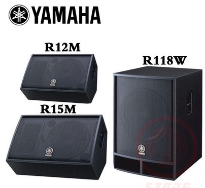 YAMAHA雅马哈 R12M/R15MC专业舞台返听音箱 雅马哈R118W单十八寸超低频音箱 低音炮