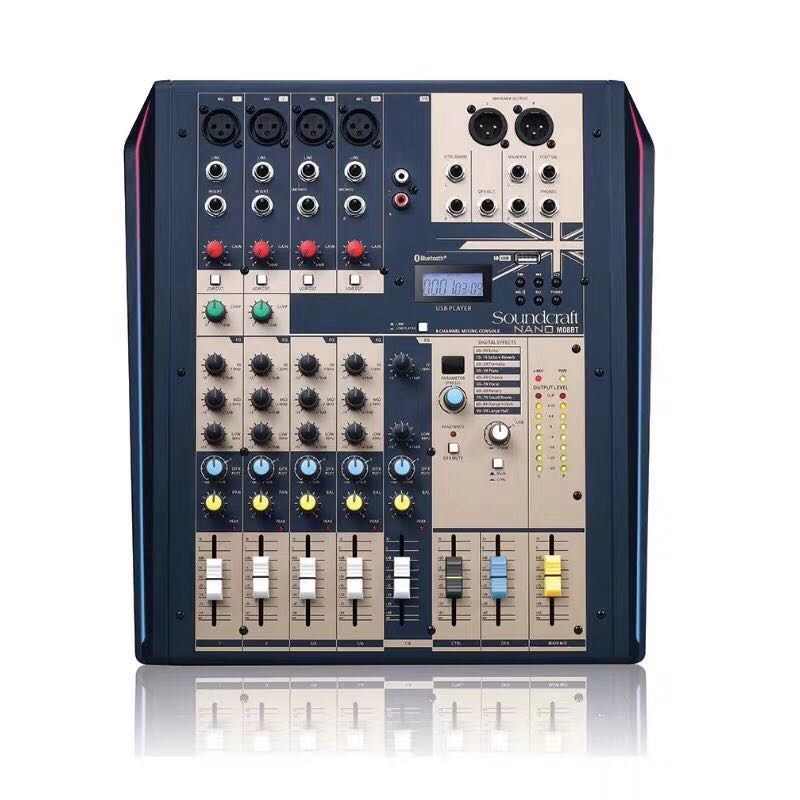 SOUNDCRAFT声艺 NANO M08BT八路带USB调音台   声艺 M12BT带蓝牙USB调音台