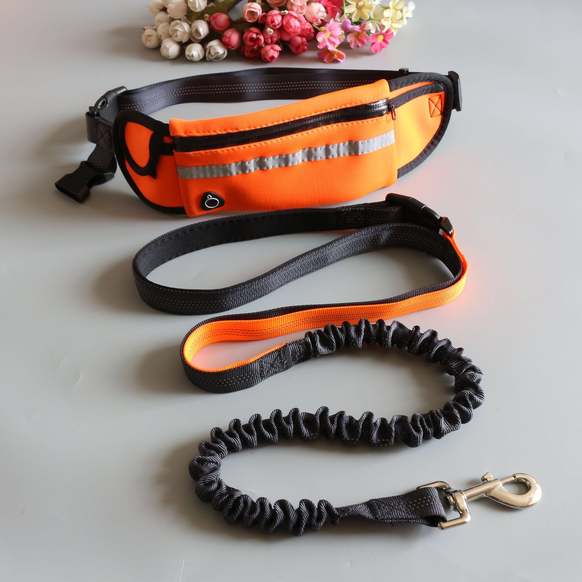 Jogging Fanny Pack with Leash